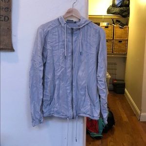 ATHLETA Grey lightweight running jacket